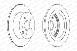 FERODO Disc Frana Ddf1590C Nissan Altima/Bluebird Sylphy / Sylphy Iii/Juke/Maxima Vi (DDF1590C)