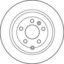 TRW Disc Frana Df6129 Land Rover Freelander 2
