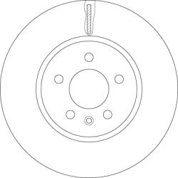 TRW Disc Frana Df6260S Opel Astra J/Astra J Gtc/Cascada/Zafira Tourer C (DF6260S)