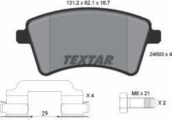 TEXTAR Set Placute Frana, Frana Disc 2469301 Mercedes-Benz Citan/Citan Mixto