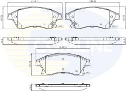 COMLINE Set Placute Frana, Frana Disc Cbp32038 Chevrolet Aveo/Aveo / Kalos/Cruze