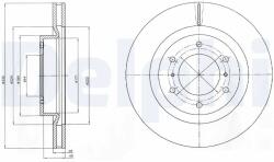 DELPHI Disc Frana Bg4228 Mitsubishi Pajero Iv (BG4228)