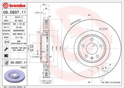 BREMBO Disc Frana 09. D937.11 Porsche Macan