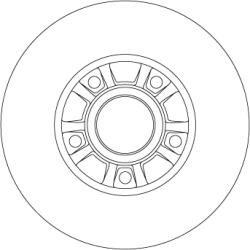 TRW Disc Frana Df4273Bs Nissan Primastar Opel Vivaro A Renault Trafic Ii