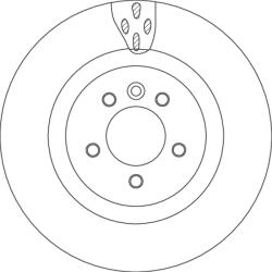 TRW Disc Frana Df4792S Land Rover Discovery Iv/Range Rover Sport I