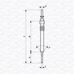 Magneti Marelli Bujie Incandescenta 062900130304 Bmw 3/3 Gran Turismo/4/4 Gran/5/5 Gran Turismo