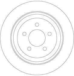 TRW Disc Frana Df6341 Dodge Nitro Jeep Cherokee