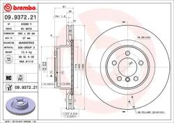 BREMBO Disc Frana 09.9372. 21 Land Rover Range Rover Iii