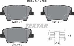 TEXTAR Set Placute Frana, Frana Disc 2431201 Hyundai Santa Fe Iv (2431201)