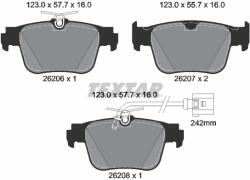TEXTAR Set Placute Frana, Frana Disc 2620603 Audi A3/A3 Allstreet Audi (Faw) A3/A3L (2620603)