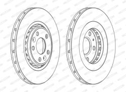 FERODO Disc Frana Ddf1727C Renault Clio Iv/Espace V/Laguna/Laguna Iii/Latitude/Talisman