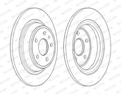 FERODO Disc Frana Ddf2338C Ford Mondeo V