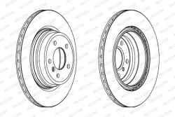 FERODO Disc Frana Ddf1550C-1 Bmw 3/X1 (DDF1550C-1)