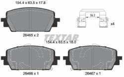 TEXTAR Set Placute Frana, Frana Disc 2646501 Genesis G80 Hyundai Santa Fe Iv/Santa Fe V