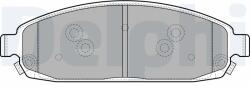 DELPHI Set Placute Frana, Frana Disc Lp1931 Jeep Commander/Grand Cherokee Iii