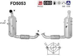 AS Filtru Funingine/Particule, Sist. De Esapament Fd5053 Ford C-Max/C-Max Ii/S-Max (FD5053)