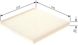 Bosch Filtru, Aer Habitaclu 1987432085 Lexus Es/Rx Subaru Legacy Iv/Outback/Tribeca