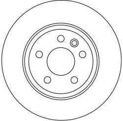 TRW Disc Frana Df4208 Ford Galaxy I/Galaxy Mk I Seat Alhambra Vw California T4