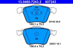 ATE Set Placute Frana, Frana Disc 13.0460-7243.2 Ford Galaxy Ii/Galaxy Mk Ii/S-Max (13.0460-7243.2)