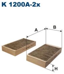FILTRON Filtru, Aer Habitaclu K1200A-2X Mercedes-Benz Gl-Class/M-Class/R-Class