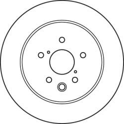 TRW Disc Frana Df6063 Lexus Gs/Is C/Is Ii/Is Iii Toyota Mark X I/Mark X Ii