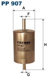 FILTRON Filtru Combustibil Pp907 Hyundai Highway/Santa Fé I/Trajet Renault Megane I