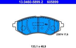 ATE Set Placute Frana, Frana Disc 13.0460-5899.2 Chevrolet Aveo / Kalos Daewoo Gentra