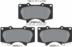 TEXTAR Set Placute Frana, Frana Disc 2402401 Lexus Gx Mitsubishi Pajero/Pajero Iv (2402401)