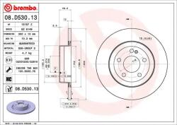 BREMBO Disc Frana 08. D530.13 Mercedes-Benz C-Class/C-Class T-Model (08.D530.13)