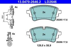 ATE Set Placute Frana, Frana Disc 13.0470-2646.2 Audi A4 B9/A5/A6 C8/A7 (13.0470-2646.2)