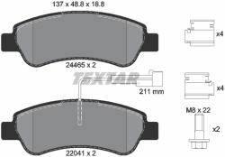 TEXTAR Set Placute Frana, Frana Disc 2446503 Citroën Jumper Ii Fiat Ducato Opel Movano C