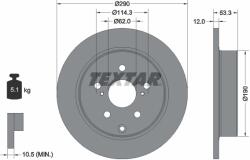 TEXTAR Disc Frana 92314203 Toyota Mirai/Prius Plus Toyota (Gac) Verso