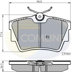 COMLINE Set Placute Frana, Frana Disc Cbp0874 Fiat Talento Nissan Nv300/Primastar