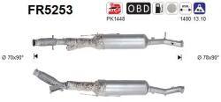 AS Filtru Funingine/Particule, Sist. De Esapament Fr5253 Peugeot 3008/3008 Ii (FR5253)