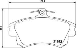 BREMBO Set Placute Frana, Frana Disc P54036 Mitsubishi Carisma/Colt Czc Vi/Colt Vi (P54036)