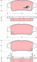 TRW Set Placute Frana, Frana Disc Gdb3249 Toyota Alphard I/Avensis Verso/Isis/Sienna