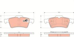 TRW Set Placute Frana, Frana Disc Gdb1469 Chevrolet Vectra Ford Tourneo Connect