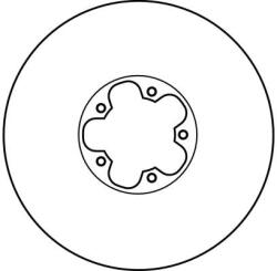 TRW Disc Frana Df4217 Ford Transit Ford Australia Transit