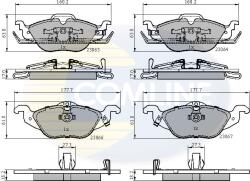 COMLINE Set Placute Frana, Frana Disc Cbp3584 Chevrolet Astra/Corsa Opel Astra G