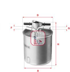 SOFIMA Filtru Combustibil S4026Nr Nissan Murano Ii/Nv200/Nv200 / Evalia/Qashqai I (S4026NR)