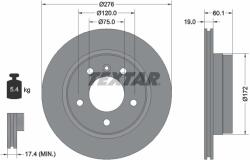 TEXTAR Disc Frana 92072403 Bmw 3 Bmw (Brilliance) 3 Series