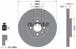 TEXTAR Disc Frana 92055203 Alfa Romeo 145/146 Fiat Coupe/Grande Punto/Multipla/Punto (92055203)