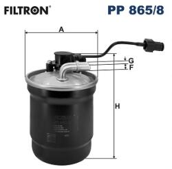 FILTRON Filtru Combustibil Pp865/8 Ford Ecosport/Puma (PP865/8)