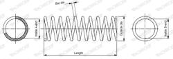 MONROE Arc Spiral Sp3667 Nissan X-Trail I