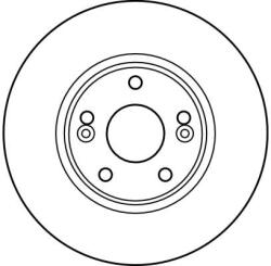 TRW Disc Frana Df4179 Renault Laguna Ii