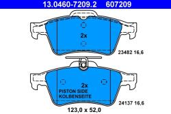 ATE Set Placute Frana, Frana Disc 13.0460-7209.2 Jaguar S-Type Ii/Xf I/Xf Sportbrake