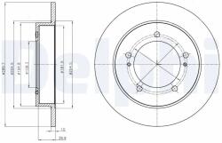 DELPHI Disc Frana Bg4289 Suzuki Jimny Autoturism De Teren, (BG4289)