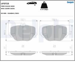 DELPHI Set Placute Frana, Frana Disc Lp3723 Mercedes-Benz Cle/E-Class/E-Class T-Model
