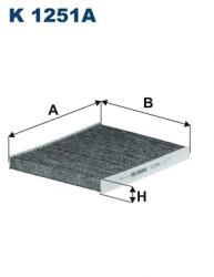 FILTRON Filtru, Aer Habitaclu K1251A Ford B-Max/Ecosport/Fiesta/Fiesta V/Fiesta Vi/Puma