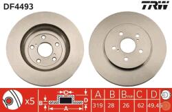 TRW Disc Frana Df4493 Lexus Rx Toyota Harrier/Highlander / Kluger